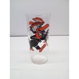 Vintage 1973 BEAKY BUZZARD Pepsi Collector Series Warner Bros Looney Tunes Glass